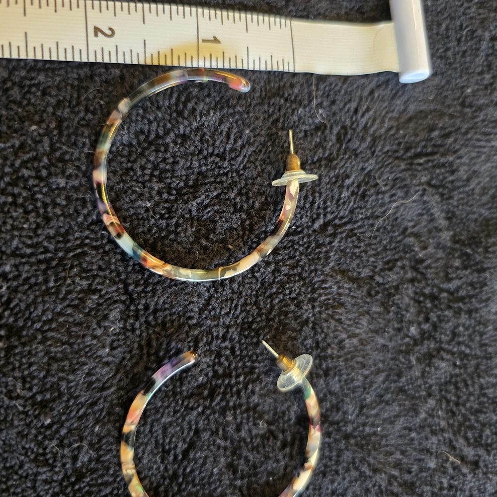 Colorful Hoop Earrings